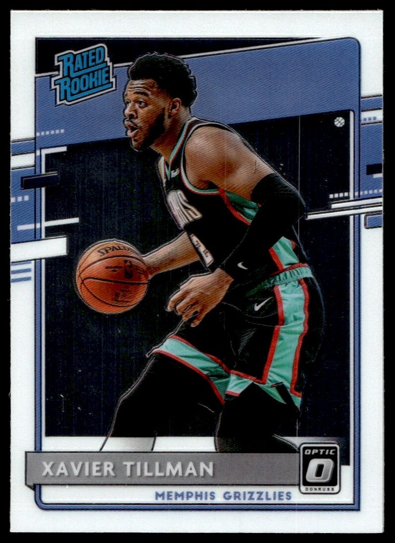 2020-21 Donruss Optic Xavier Tillman Rookie G214 Memphis Grizzlies #185
