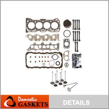 Head Gasket Set Intake Exhaust Valves Fit 89-95 Geo Tracker Suzuki 1.6l G16kc Head Gasket Set Intake Exhaust Valves Fit 89-95 Geo Tracker Suzuki 1.6l G16kc