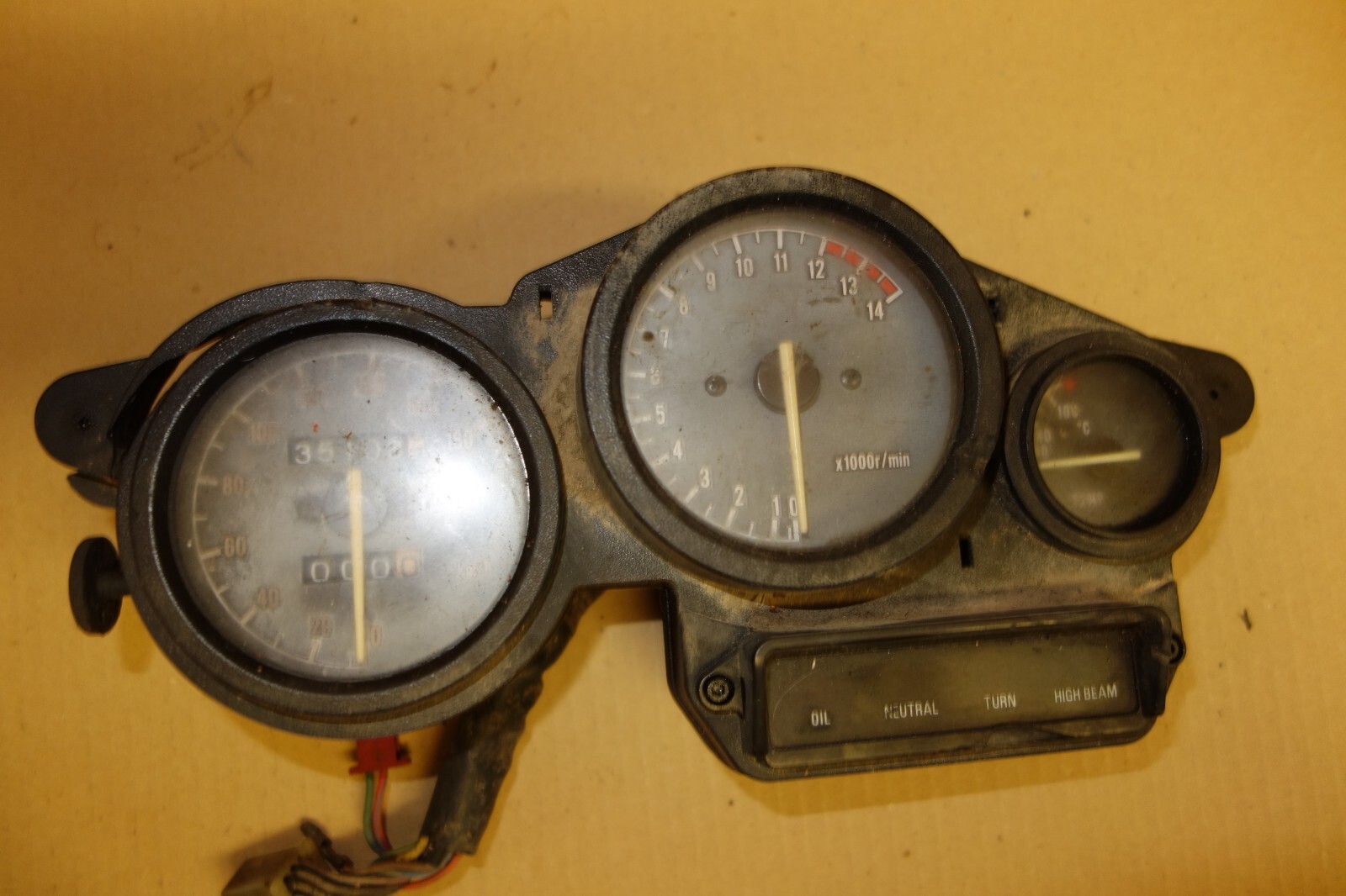 YAMAHA TZR250 TZR 250 3XV set of clocks speedo speedometer tachometer damaged eBay