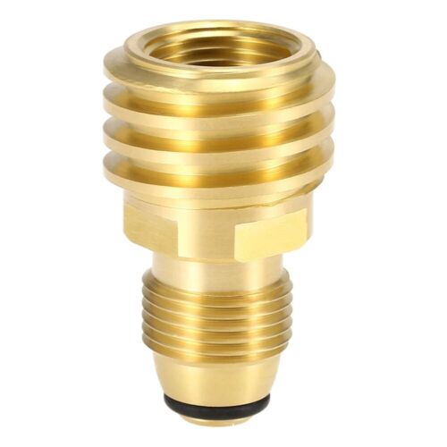 Enhanced QCC11 Propane Tank Adapter with Solid Brass Regulator Valve for Safe - Picture 1 of 12