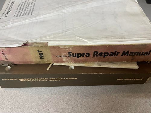 Manual De Servicio Y Reparación OEM Del Toyota Supra 1987 - Imagen 4 de 4