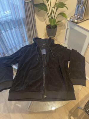Louis Vuitton Monogram Zip Parka Towel Black | eBay