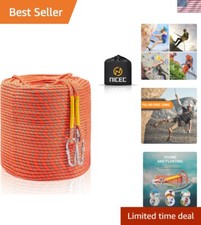 High Strength 10mm Climbing Rope with Steel Buckles - Safety for Every Adventure
