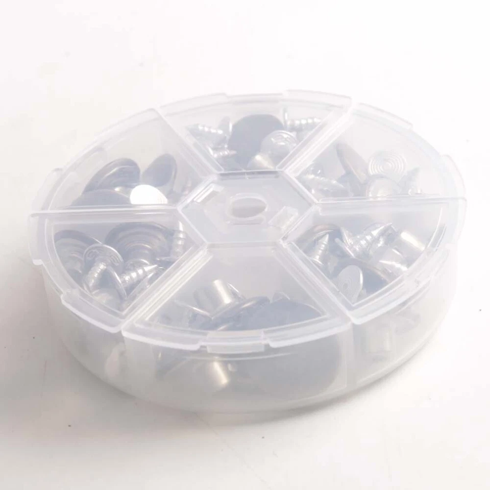 27 Sets Jean Button Replacements Kit W/ Rivets 14mm and 17mm - Image 3 of 4