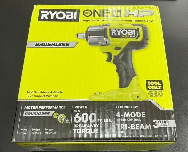 Ryobi P262 ONE+ HP Brushless Impact Wrench for sale online eBay