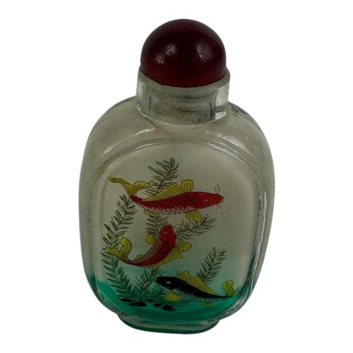Vintage Reverse Hand Painted Snuff Bottle Very Rare Original - Picture 7 of 9