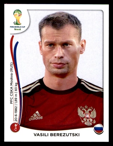 Panini World Cup 2014 - Vasili Berezutski Russia No. 607
