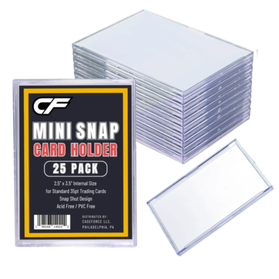 CF Mini Snap Card Holder - 25 Pack - For 35pt Sports and Gaming