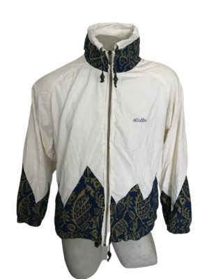 Ellesse Sweatshirt Sport Jacke Nylon Full Zip Tennis Vintage Größe 48