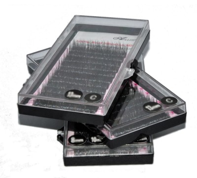 Combo Deal 3Size 100% Real Mink Fur J Curl .15 x 8-15mm Lashes Eyelash Extension
