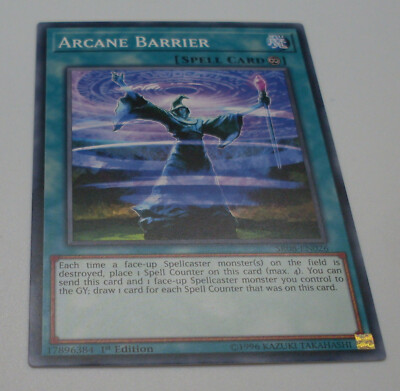 Yu-Gi-Oh Karte - Arcane Barrier - Spell Card - grün - Yugioh Neu