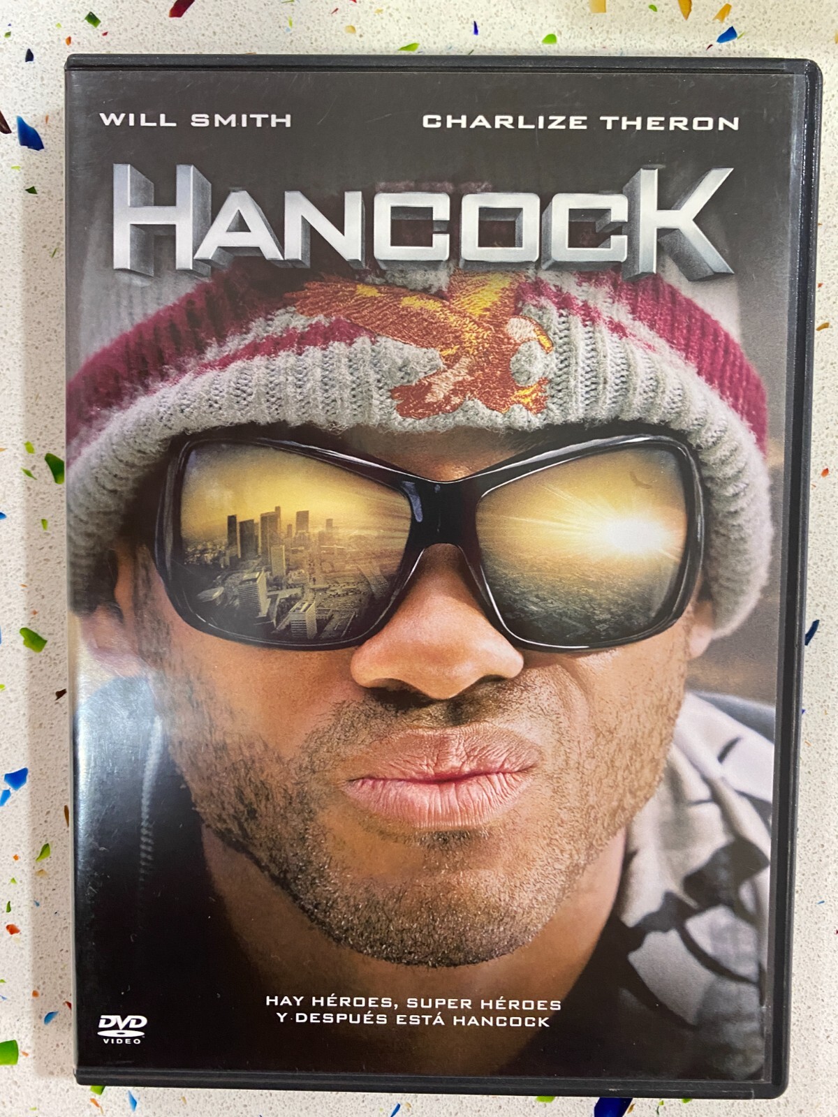 Hancock DVD Will Smith Charlize Theron Español Inglés