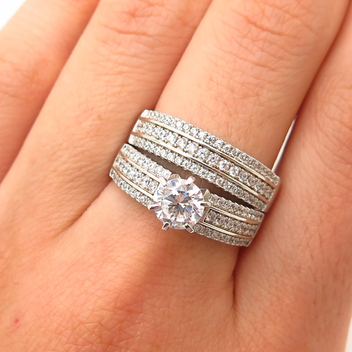 Swarovski engagement ring sets sale