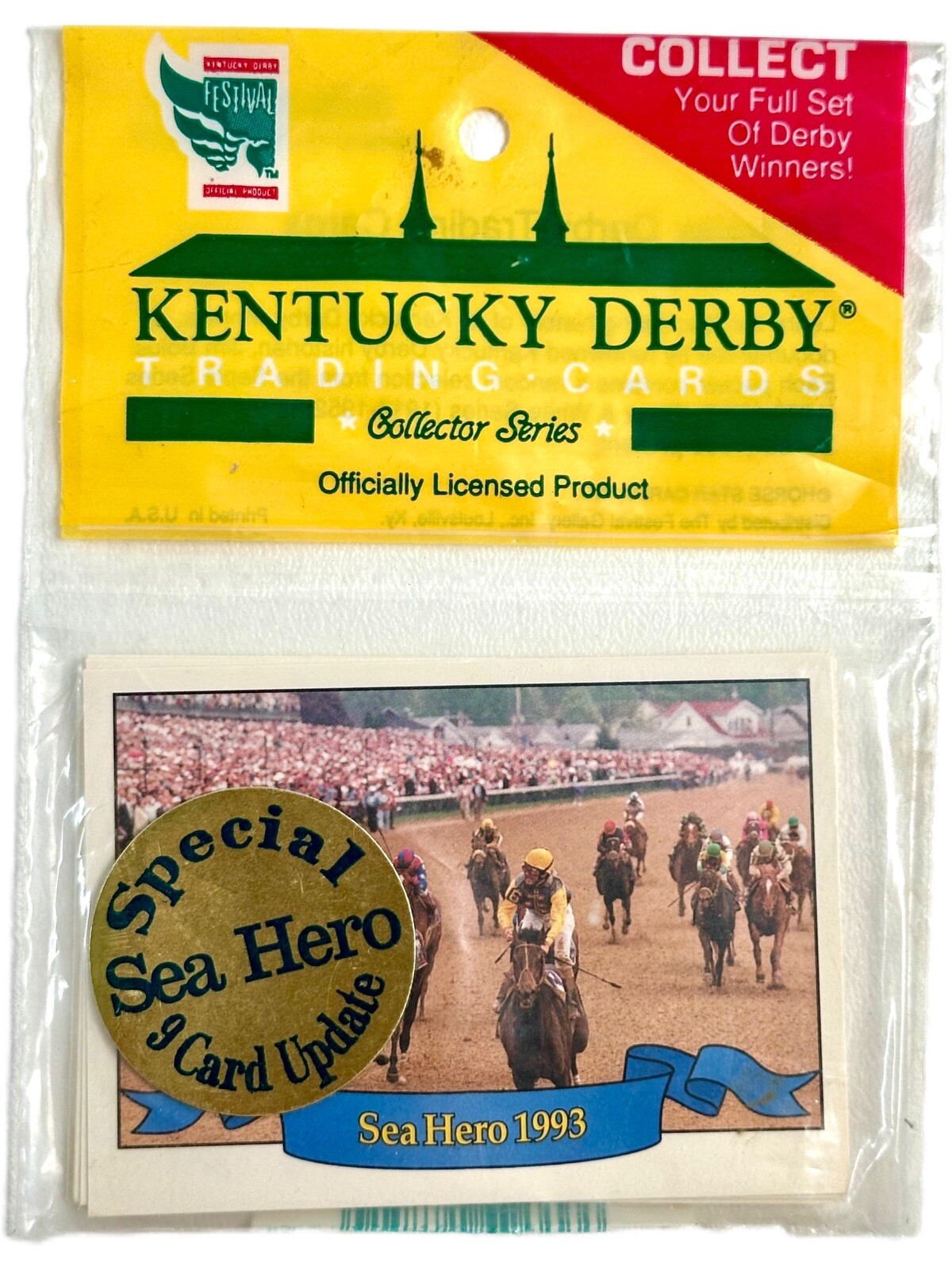 KENTUCKY DERBY 1994 HORSE STAR CARDS SPECIAL 9 CARD UPDATE SET SEA HERO