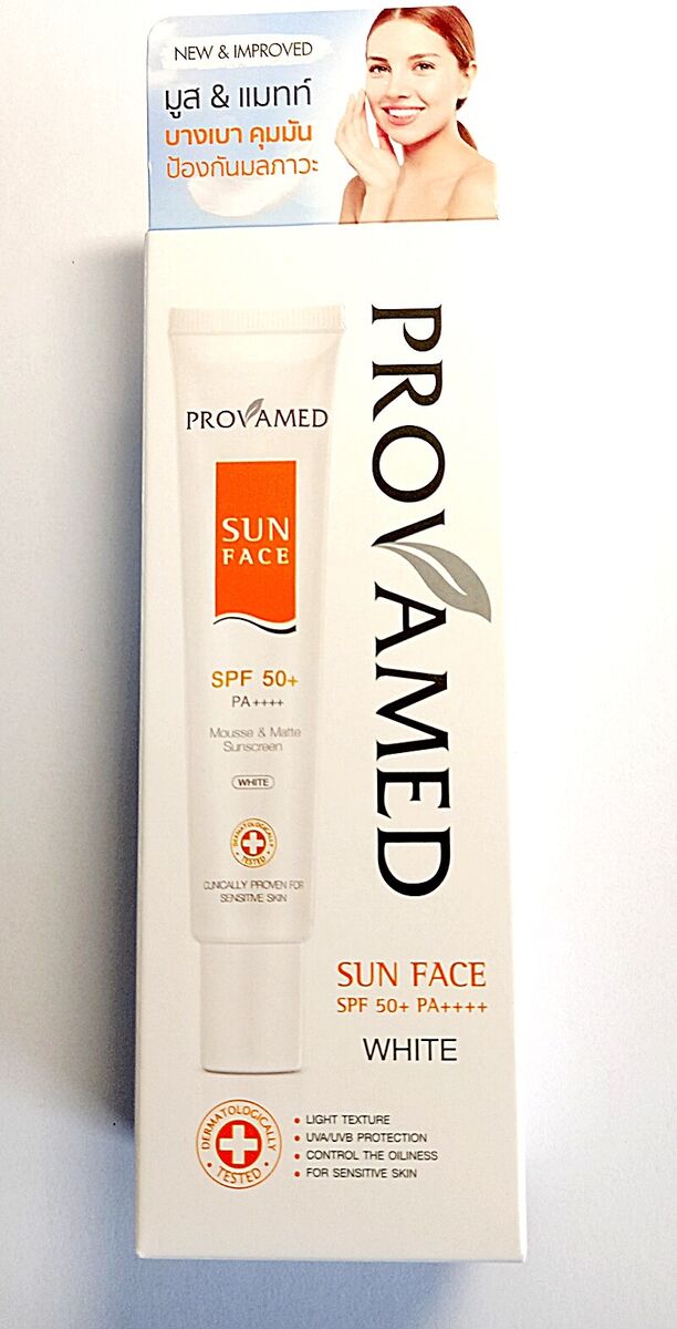 Provamed Sun Face Cream Mousse SPF50 + PA ++++ White Non Provamed Sun Face Cream Mousse SPF50 + PA ++++ White Non