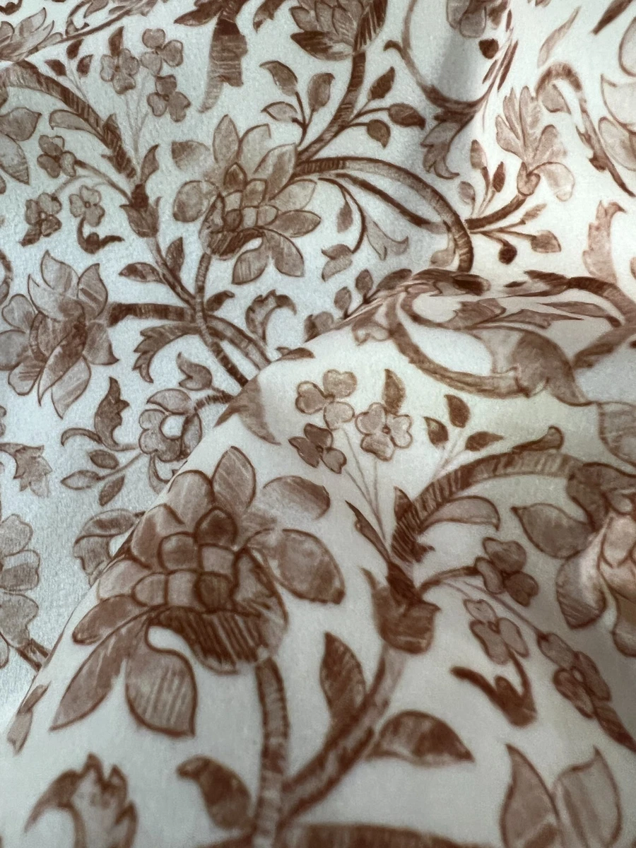 Vintage Floral Print Fabric, 140cm Wide, Upholstery Window Craft, Sold by Yard