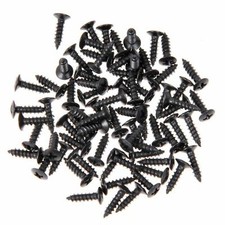 50pcs Black Pickguard Mounting Screws for Strat Tele Guitar Bass