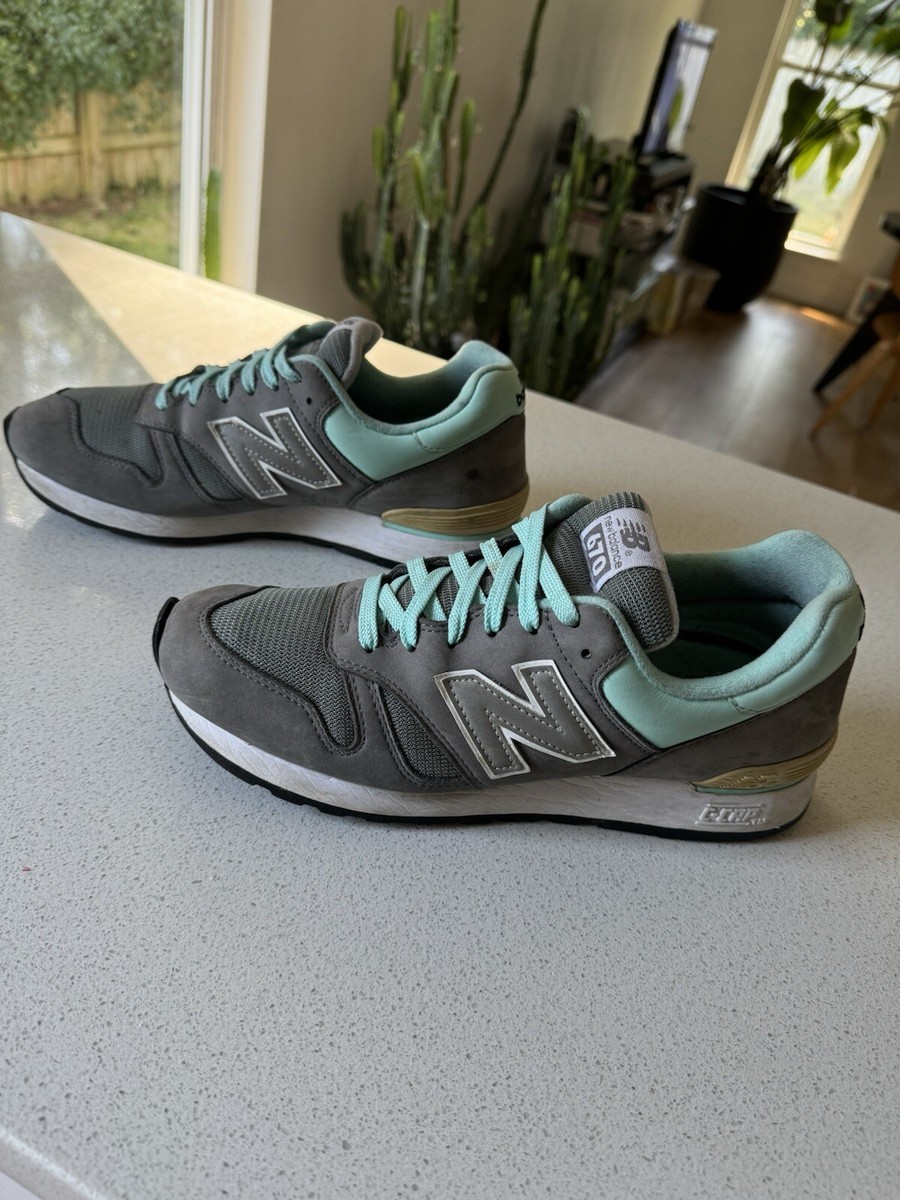 New Balance 670 X Stussy X Undefeated X Mad Hectic Grey/Seafoam | eBay