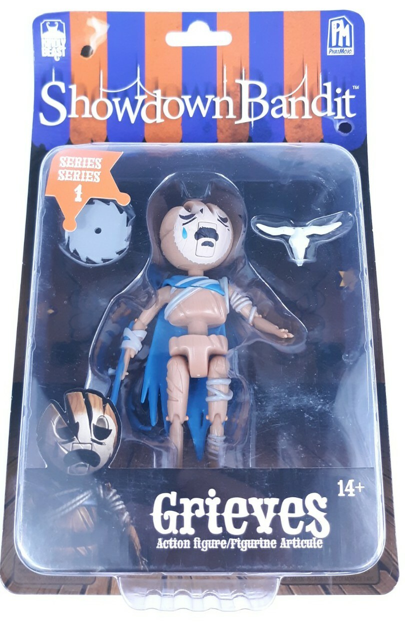 NIB Showdown Bandit, Series 1, GRIEVES Action Figure, Kindly Beast