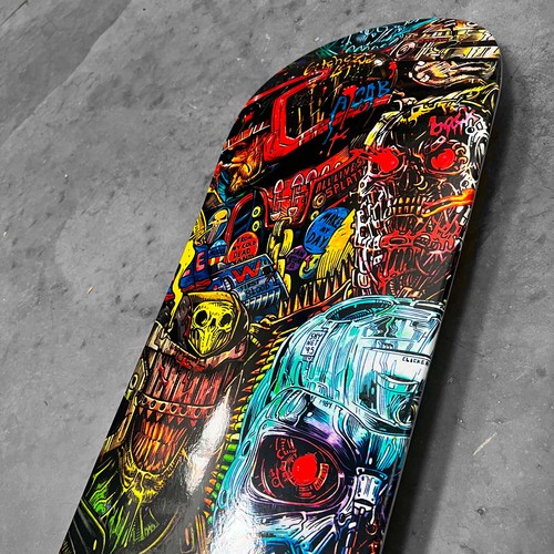 Cybernosferatu Terminator Aliens Catwoman Movie Skateboard Artwork - Picture 2 of 4
