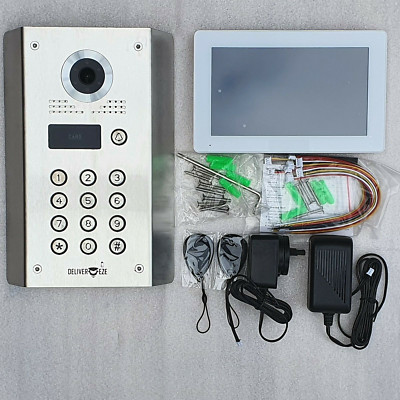 Video Intercom System WIFI Keypad Swipe tag Mobile phone app Surface ...