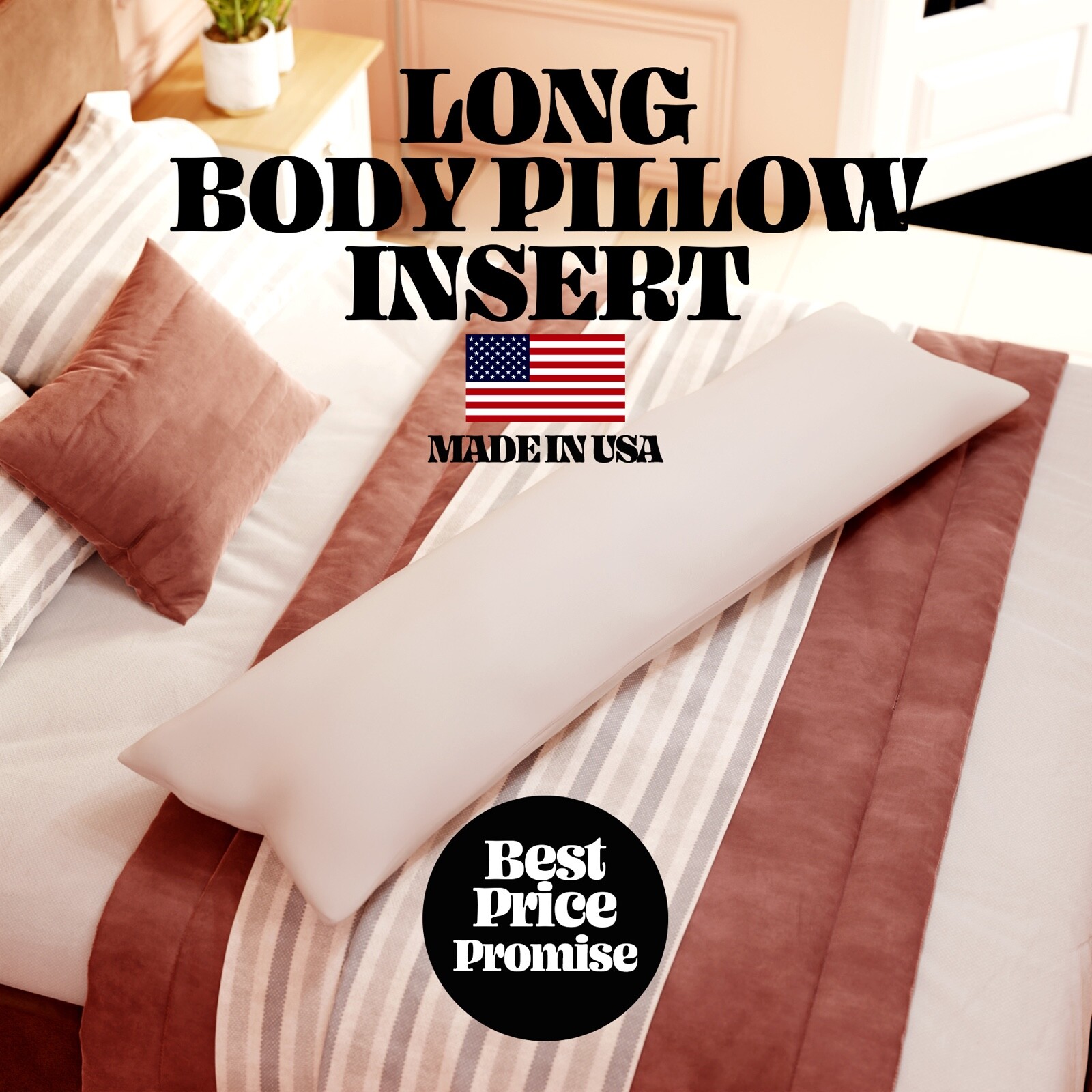 For Side Sleepers Dakimakura Long Pillow Usa Made Full Body 