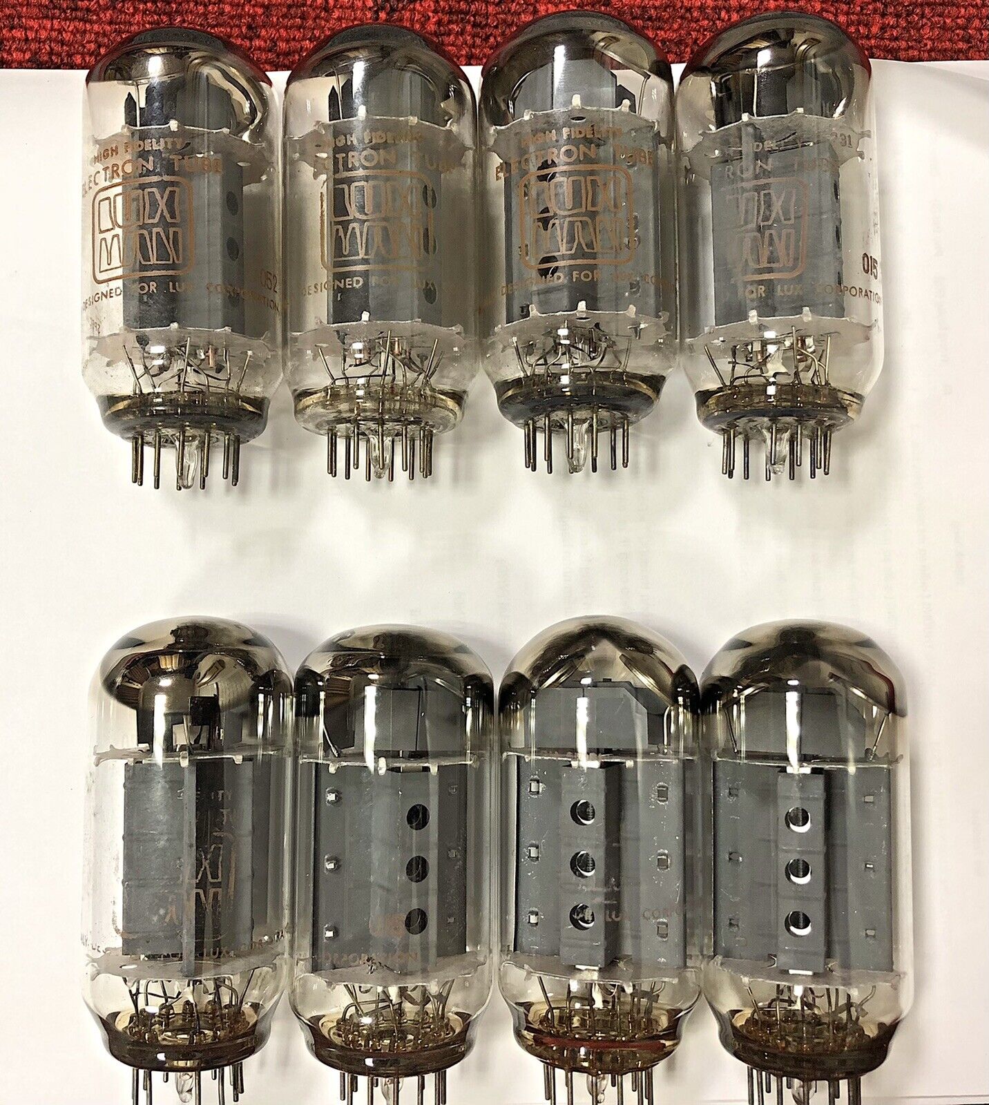 Luxman 50CA10 Nos Testing Values Tightly Matched Quad