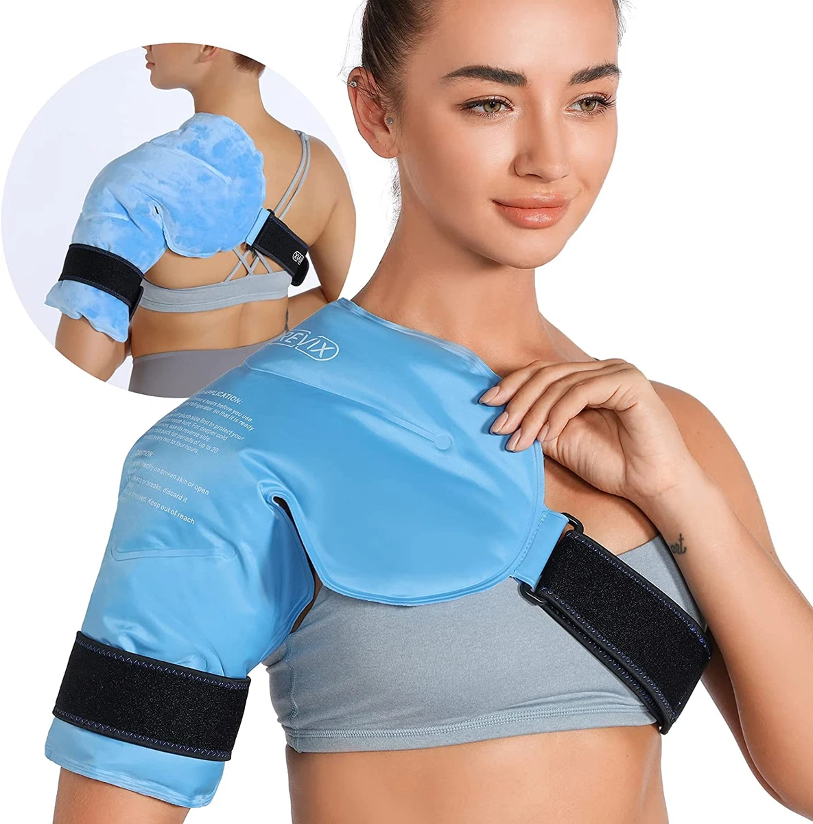 Ice pack for arm and shoulder outlet