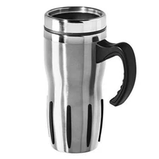 OGGI Multigrip Stainless Steel Thermal Travel Mug - 16oz, with slide open lid