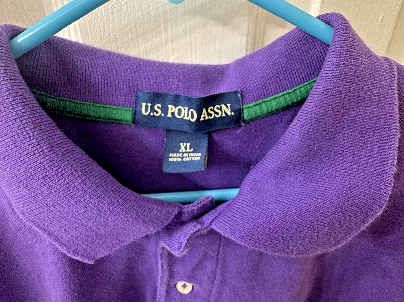 Polo Ralph Lauren polo manica corta viola XL verde polo pony numero 3