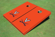University of Virginia Orange Matching Solid Cornhole Boards