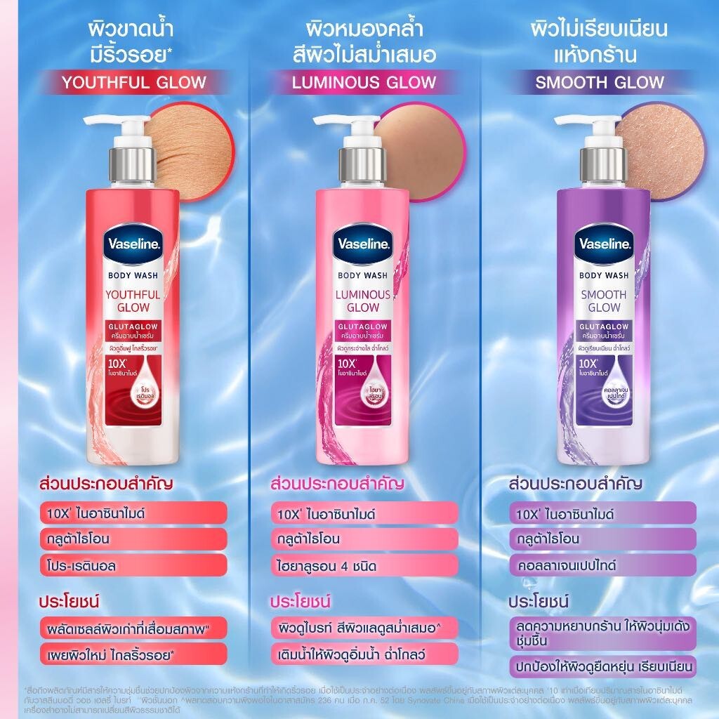 Vaseline body wash luminous glow glutaglow shower cream 425 ml | eBay
