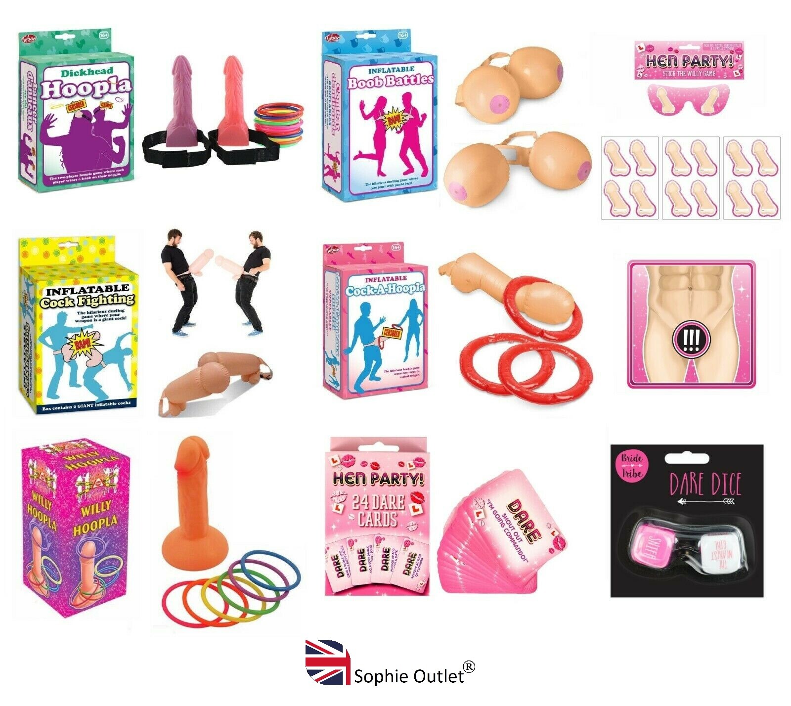 HEN PARTY GAMES Bride to Be Gift Girls Ladies Night Hen Do Doll Game Box  NEW UK | eBay
