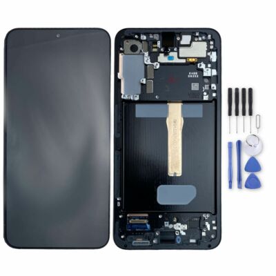 LCD Display Kompletteinheit für Samsung Galaxy S22 Plus 5G GH82-27500E Graphite