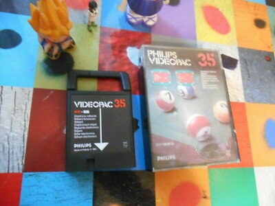 Jeu Videopac N°35 Billard Américain - Philips - Complet En Boîte - Bon état Rétro