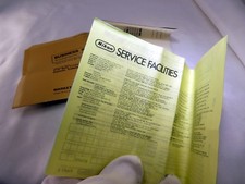 Nikon vintage warranty card expired for 35mm f2.0 Nikkor F lens EN