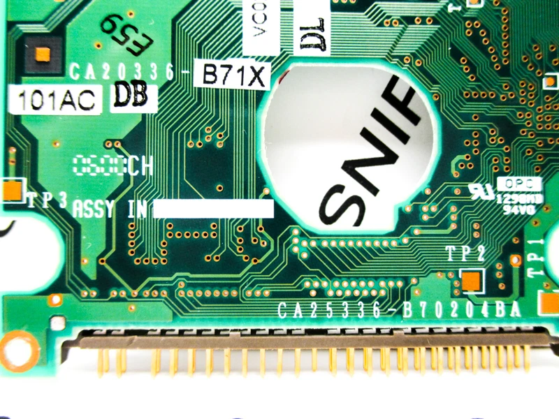 PCB - Fujitsu 12GB MHK2120AT IDE CA05366-B01400DL CA25336-B70204BA 91C HardDrive - Image 4 of 4