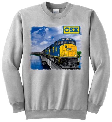 Chessie Lives CSX trains clothing Authentic Railroad Sweatshirt [35]
