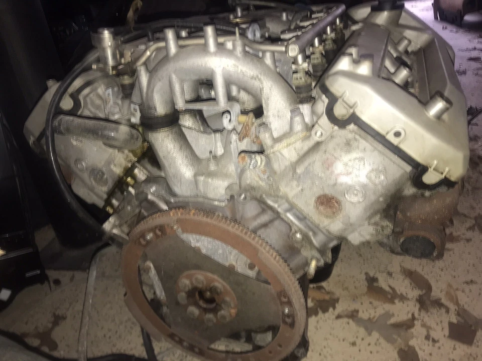 Conjunto de motor M119.971 V8 186K milhas para 92-95 Mercedes W140 S420 E420 400SEL - Imagem 2 de 4