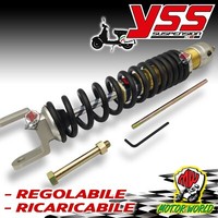 Hinterer GasstoßDÄMpfer Yss Einstellbar Piaggio Vespa ET3 125 1980 1981