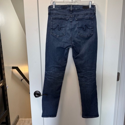 AG Jeans Mari High Rise Slim Straight High Waist Straight Dark Wash Jeans 30R