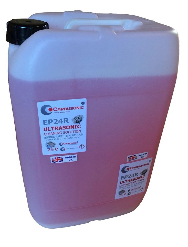 CARBUSONIC LTD Carburetor Machine Parts Ultrasonic Cleaning Fluid Engine Parts Formula 25 LT.