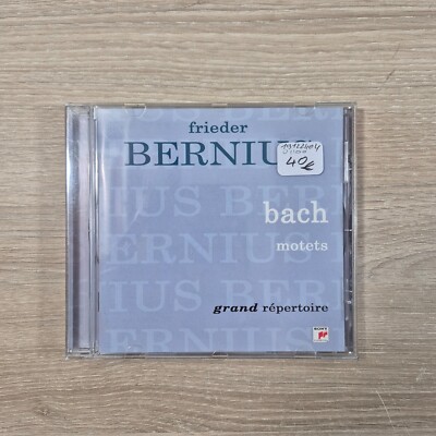CD - Bach - Motetten - Frieder Bernius - SONY Grand Répertoire 2002 - sehr guter Zustand