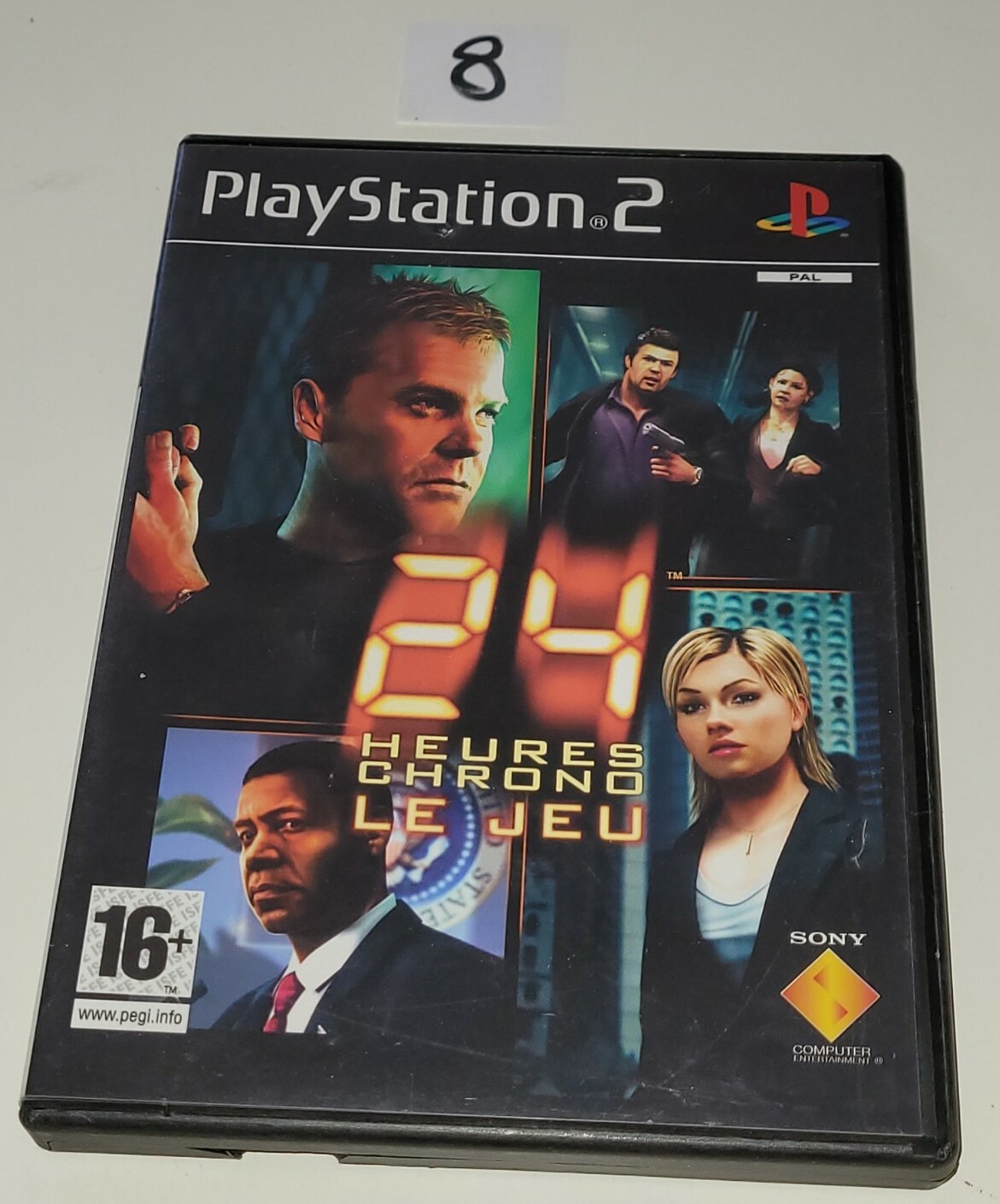 Sony PlayStation 2/PS2 - 24 Heures Chrono Le Jeu - Complet - Bon État 