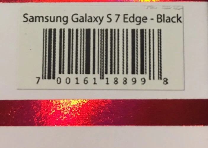 Protector de pantalla de vidrio templado ZNITRO para Samsung Galaxy S7 Edge, negro Foto 4 de 4