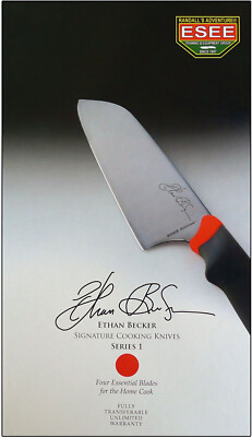 ESEE Ethan Becker Signature Cooking Knives 4 Knife Set - NEW in BOX RARE!