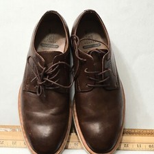 George Men's Brown Casual Dress Oxfords Shoes Size 9.5 Memory Foam 889487632016