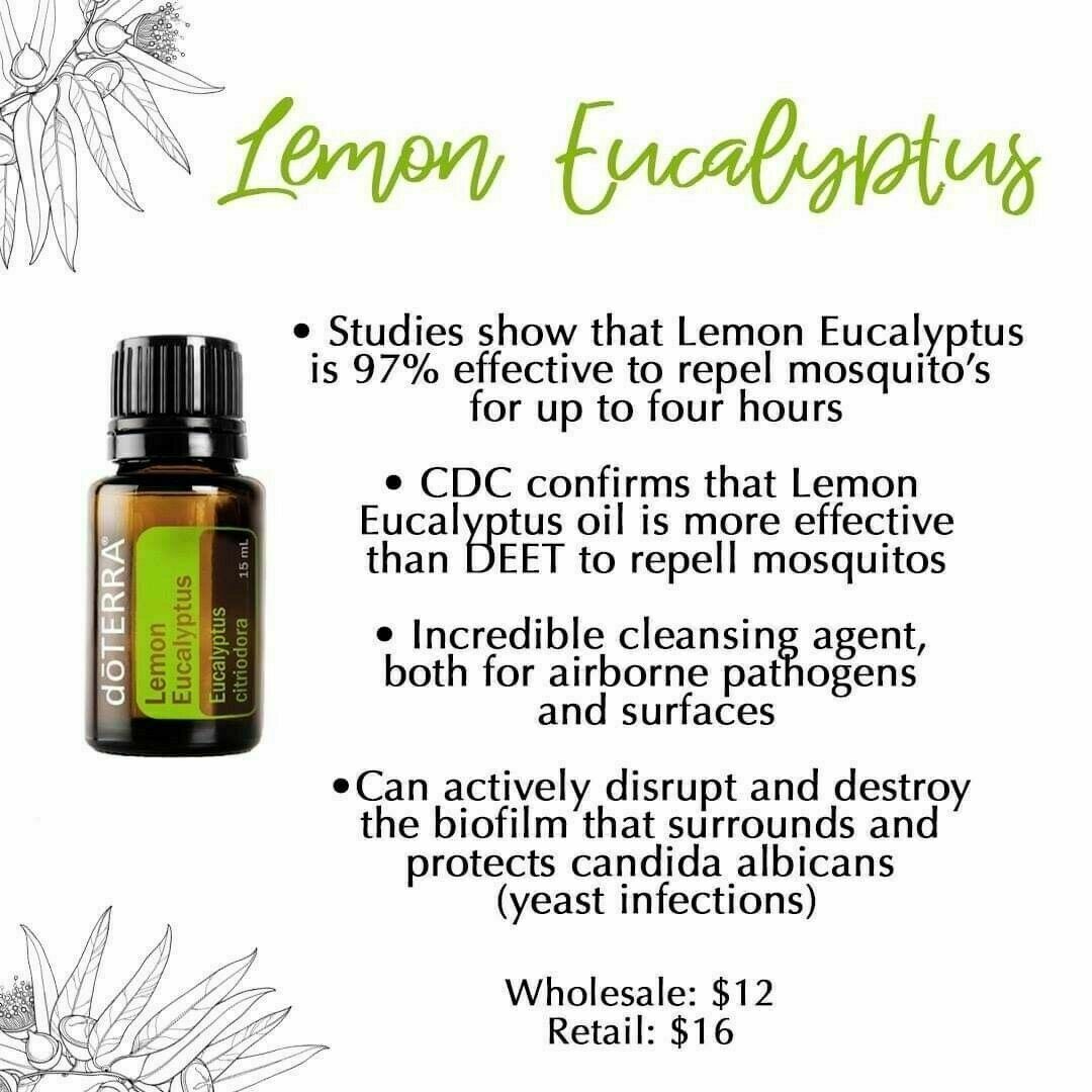 doTERRA Lemon Eucalyptus 15ml Cleanse Fresh Energise