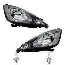 Halogen Scheinwerfer Frontscheinwerfer Set H4 für Honda Jazz III inkl. Lampen