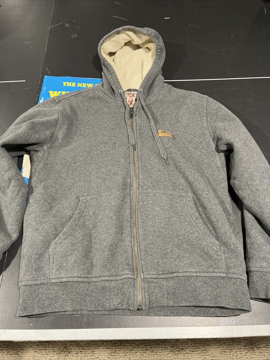 Men's Katahdin Iron Works® Hooded Sweatshirt, Fleece-Lined Gray M